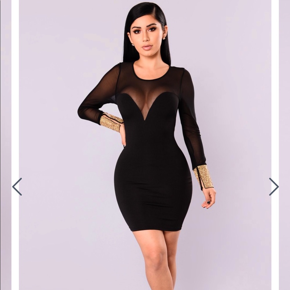 **NWT** FN Talk to Me Mesh Dress